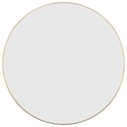 Стенно огледало злато Ø 60 см кръгло