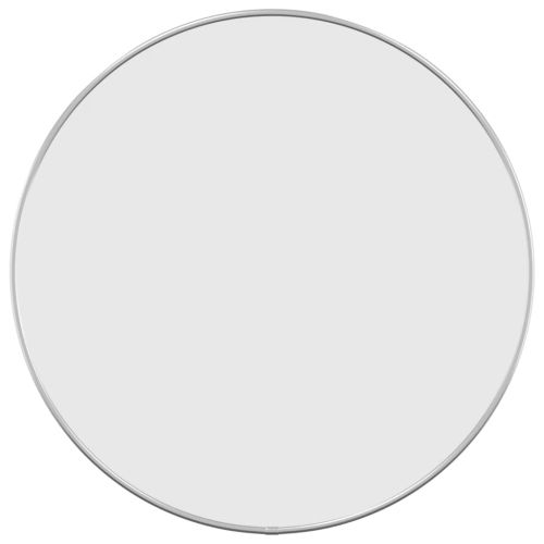 Стенно огледало сребро Ø 50 см кръгло