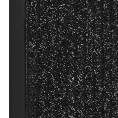 Изтривалка раирана, антрацит, 80х120 см