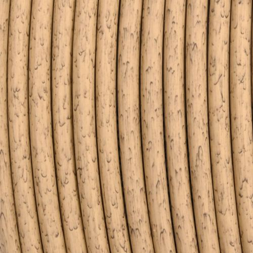 Градински комплект от 3 части с бежови възглавници полиратан