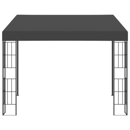 Шатра за стенен монтаж, 3x3 м, антрацит, текстил