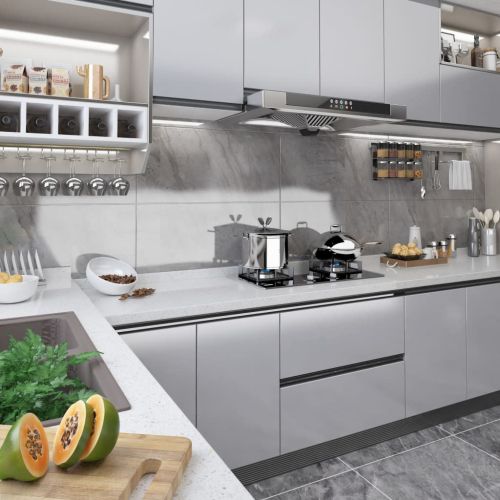 Самозалепващо фолио за мебели, сребрист гланц, 500х90 см, PVC