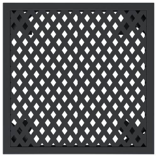 Градинска маса антрацит 50x50x72 cм стомана