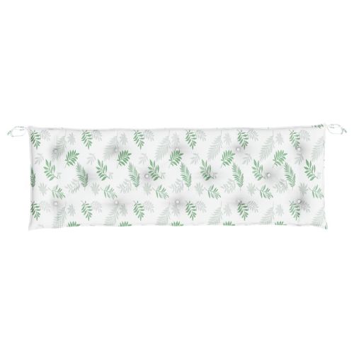 Възглавници за градински пейки 2 бр на листа 150x50x7 см плат