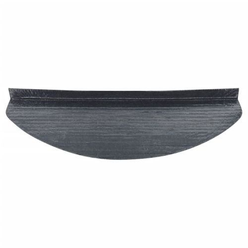 Самозалепващи стелки за стълби, 10 бр, сиви, 56x17x3 см