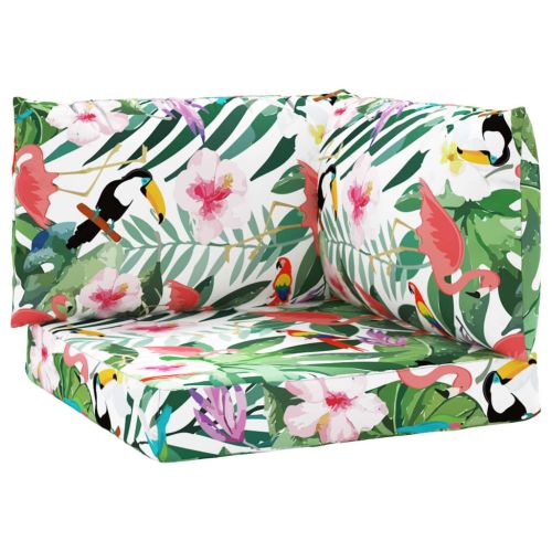 Палетни възглавници, 3 бр, многоцветни, плат Оксфорд