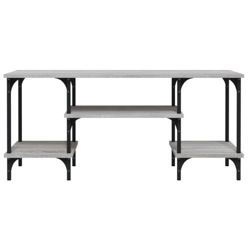 ТВ шкаф, сив сонома, 102x35x45,5 см, инженерно дърво