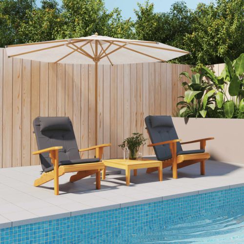 Възглавници за столове Адирондак, 2 бр, антрацит, Оксфорд плат