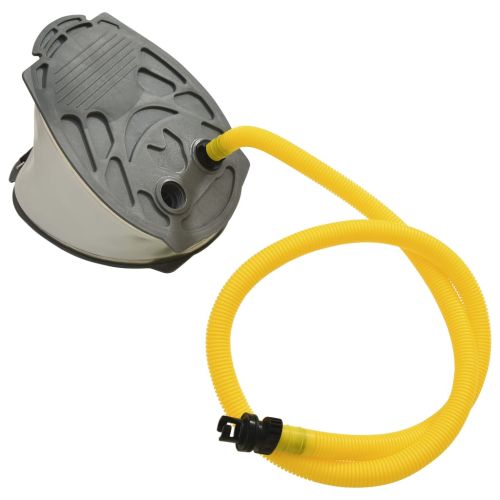 Крачна помпа, 26x18 см, PP и PE, сиво и жълто