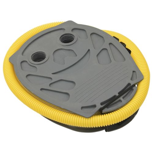 Крачна помпа, 26x18 см, PP и PE, сиво и жълто