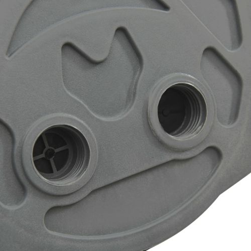 Крачна помпа, 26x18 см, PP и PE, сиво и жълто