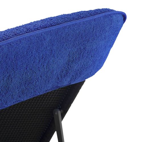 Плажни кърпи 2 бр кралско сини 75x200 см текстил 400 GSM
