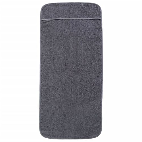 Плажни кърпи 6 бр антрацит 60x135 см текстил 400 GSM
