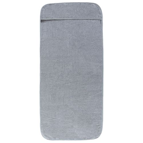 Плажни кърпи 6 бр сиви 60x135 см текстил 400 GSM