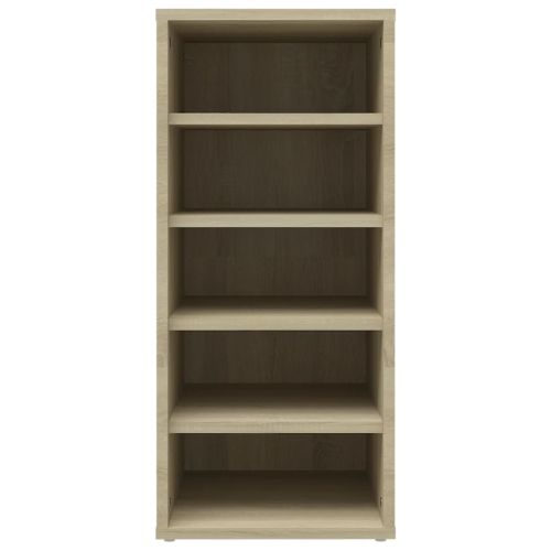 Шкаф за обувки, дъб сонома, 31,5x35x70 см, инженерно дърво