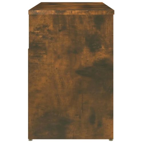 Пейка за обувки, опушен дъб, 80x30x45 см, инженерно дърво