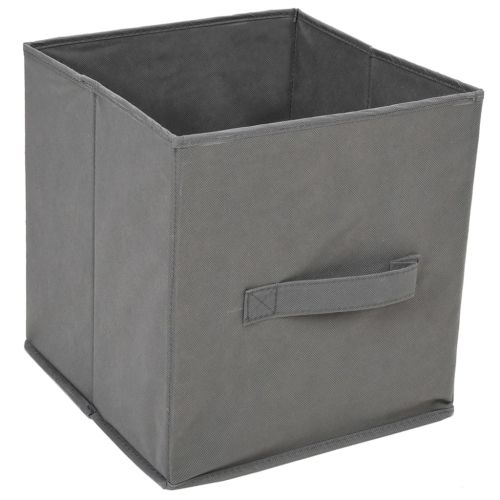 Шкаф за съхранение 3 чекмеджета плат сив 34x34x101 см стомана