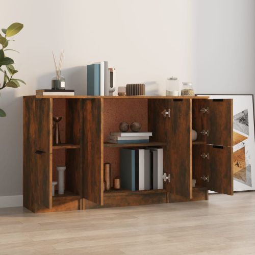 Сайдборди, 3 бр, опушен дъб, инженерно дърво