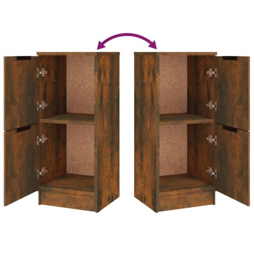 Сайдборди, 3 бр, опушен дъб, инженерно дърво