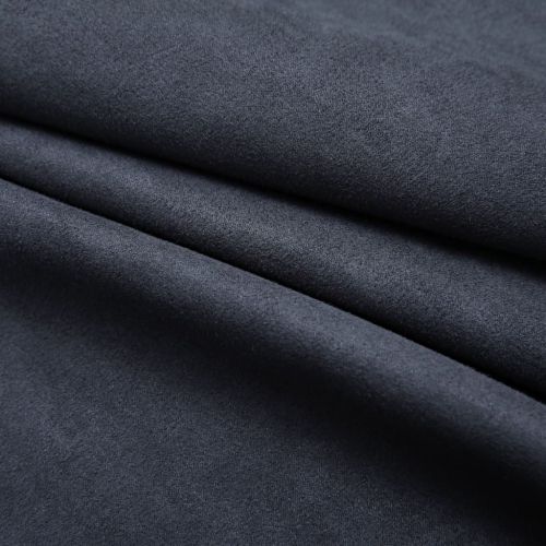 Затъмняващи завеси с метални халки, 2 бр, антрацит, 140x175 см