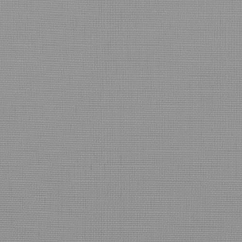 Възглавници за стол с облегалка 6 бр сиви 120x50x3 см плат