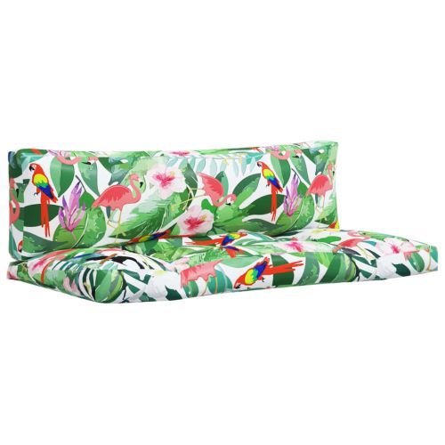 Палетни възглавници, 2 бр, многоцветни, плат Оксфорд