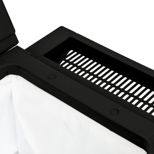 Количка за сервиране 3 в 1, черна, полипропилен