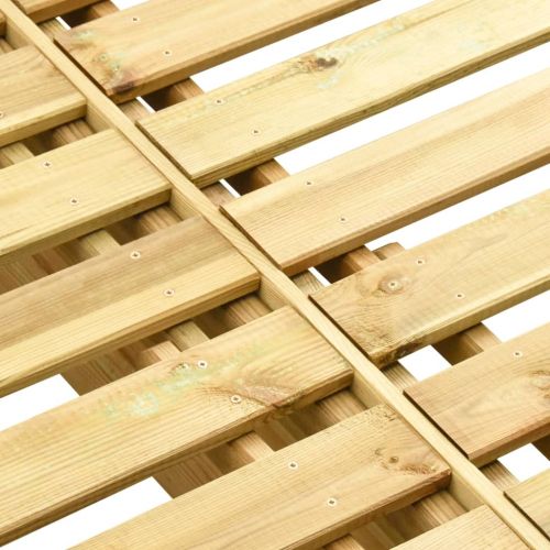 Двоен шезлонг, борово дърво със зелена импрегнация