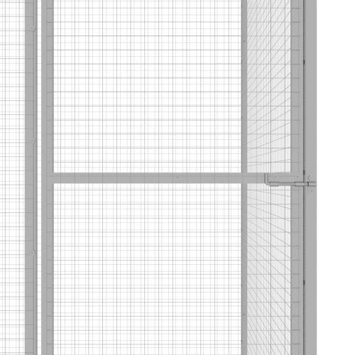 Клетка за котки 1,5x1,5x1,5 м поцинкована стомана