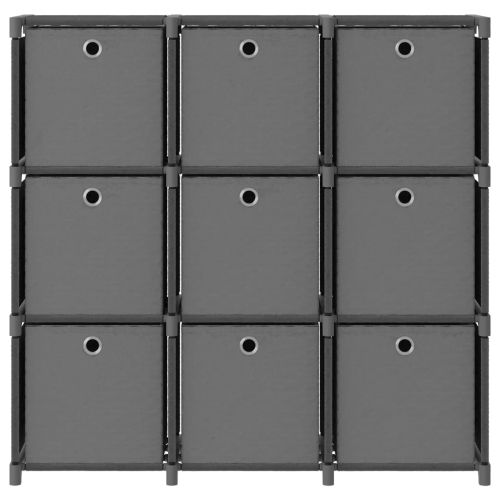 Органайзер с 9 отделения с кутии, сив, 103x30x107,5 см, плат