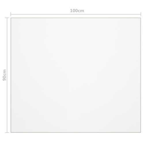 Протектор за маса, прозрачен, 100x90 см, 1,6 мм, PVC