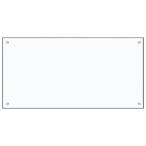 Кухненски гръб, прозрачен, 100x50 см, закалено стъкло