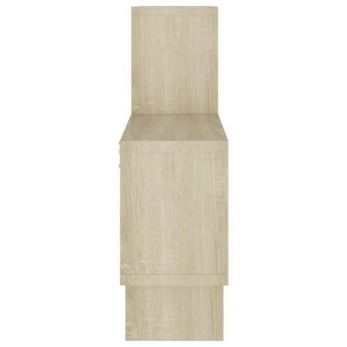 Стенен рафт във форма на кола, дъб сонома, 82x15x51 см