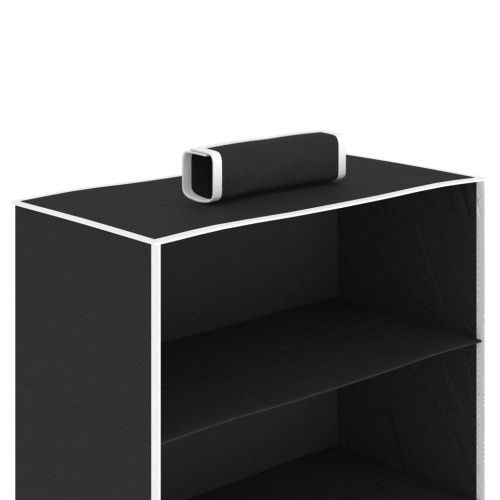 Окачени органайзери за дрехи, 2 бр, с 10 рафта, текстил