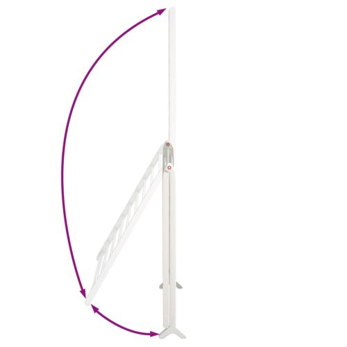 Сушилник за вана, разтегателен, 53-90 см, алуминий