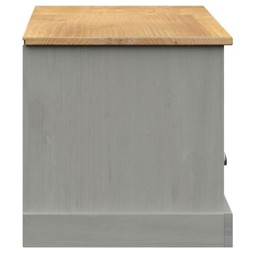 ТВ шкаф "VIGO" сив 156x40x40 см бор масив