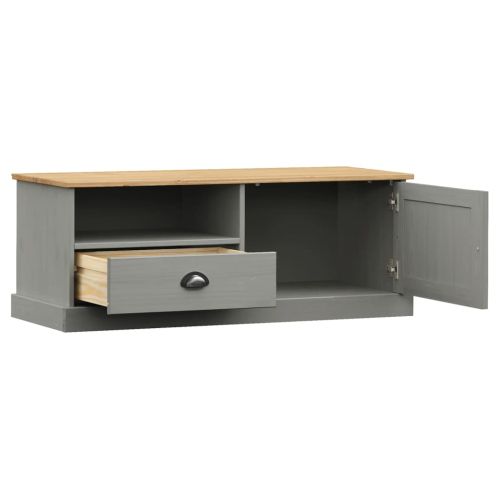 ТВ шкаф "VIGO" сив 106x40x40 см бор масив