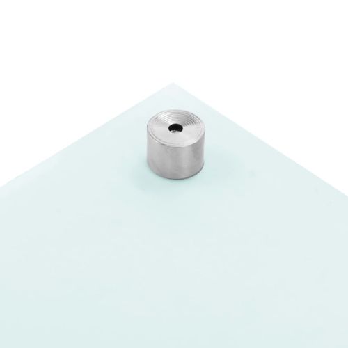 Кухненски гръб, бял, 90x40 см, закалено стъкло