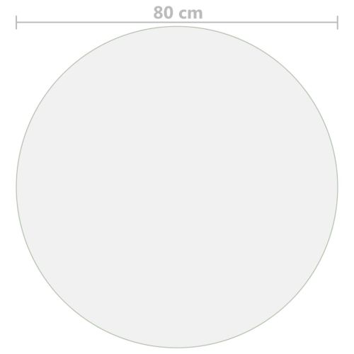 Протектор за маса, матов, Ø 80 см, 1,6 мм, PVC