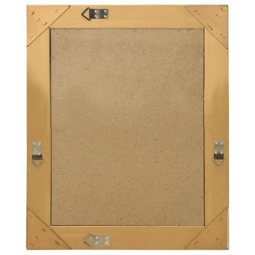 Стенно огледало, бароков стил, 50x60 см, златисто