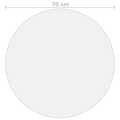 Протектор за маса, матов, Ø 70 см, 1,6 мм, PVC