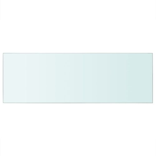 Рафтове, 2 бр, панели прозрачно стъкло, 70x25 см