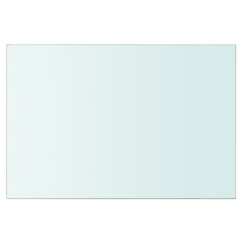 Плоча за рафт, прозрачно стъкло, 30 x 20 см