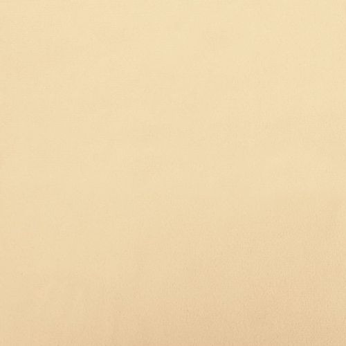 Люлеещ се стол с табуретка, кремавобял, кадифе