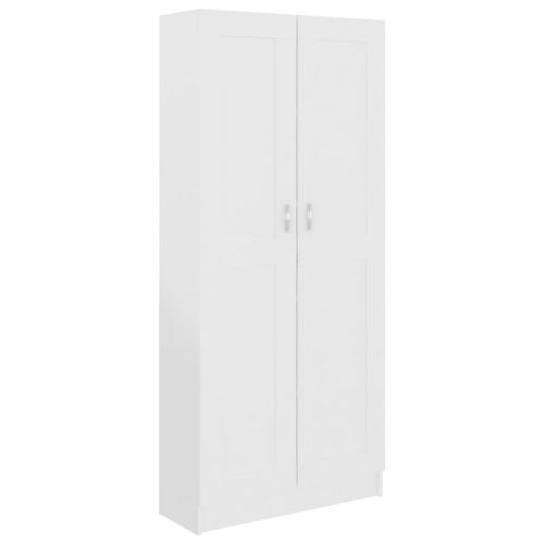 Библиотека, бяла, 82,5x30,5x185,5 см, ПДЧ