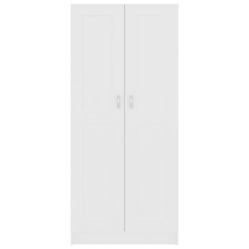 Библиотека, бяла, 82,5x30,5x185,5 см, ПДЧ