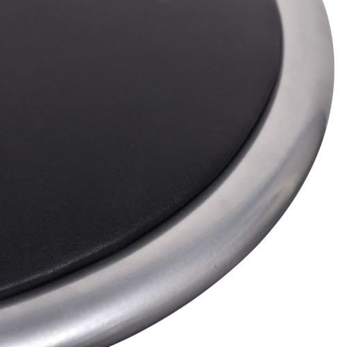 Сгъваеми табуретки, 4 бр, изкуствена кожа