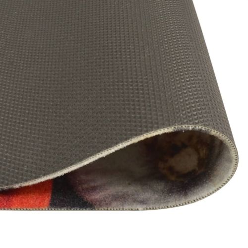 Кухненско килимче за пране, вино и вечеря, 60x180 см, кадифе