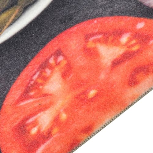 Кухненско килимче за пране, вино и вечеря, 60x180 см, кадифе