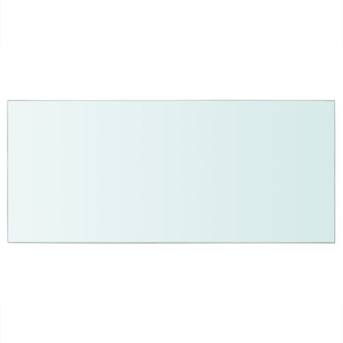 Рафтове, 2 бр, панели прозрачно стъкло, 50x25 см